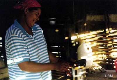 woman cooking