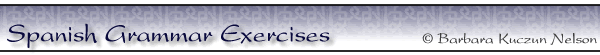 spanish grammar exercises