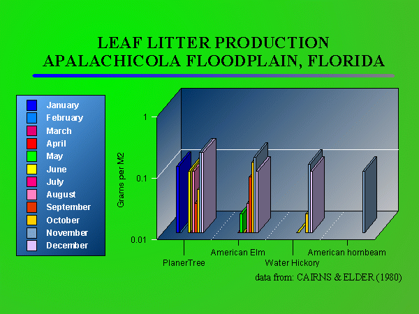Apalachicola Florida Litter Production